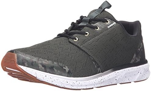 Quiksilver Men's Voyage Deluxe running Shoe, Green/Green/White, 10 M US