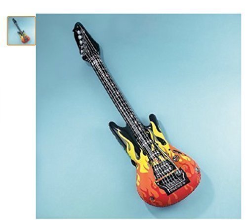 3 Inflatable Flame Guitars