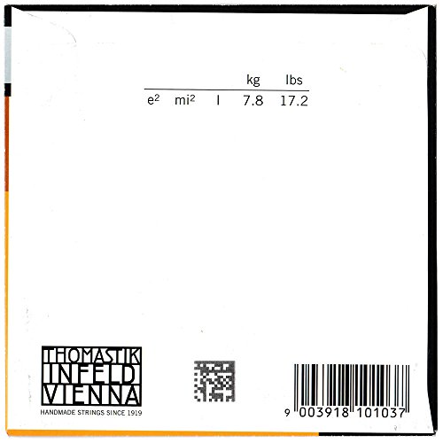 Dr Thomastik-Infeld 129MS Dominant Violin String, Single E String, 129, 4/4 Size, Chrome Steel, Loop End