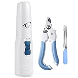 AMIR Full Set Pet Nail Grooming Set, Gentle Paws Premium Nail Grinder, Professional Pet Nail Trimmer Grooming Clippers for Dogs, Cats (More Suitable for Medium and Small Pets)