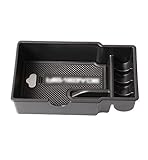 Fontic Black Car Center Console Armrest Box Glove Box Secondary Storage for Jeep Renegade 2015-2016