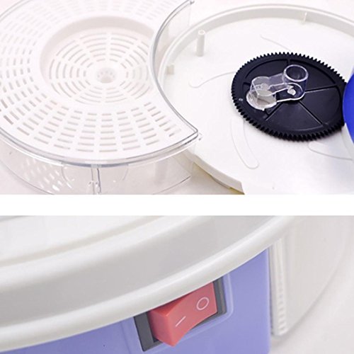 Boddenly Newest Electric Flycatcher Fly Trap Device with Trapping Food Mosquito Killer Pest Control Bug Insect Zapper Pest Catcher 7.8''x7.8''x2.7'' White - Thumbnail 4