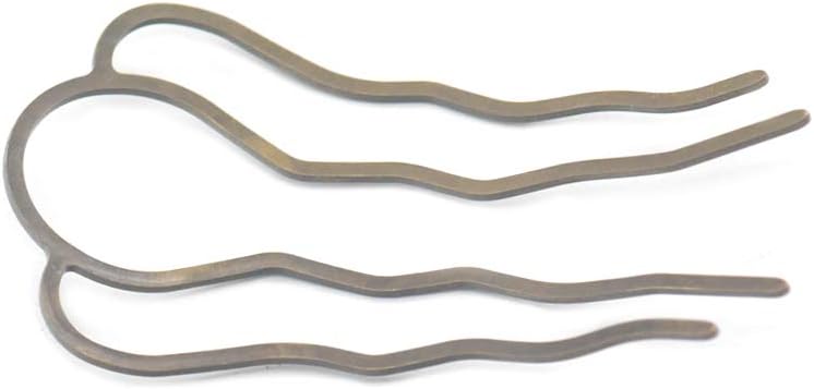 Bluemoona 5 Pcs - Hair Clips Hair Plug Hair Fork Hair Plug Hair Fork Bob Clip for Girls Accessories Bronze