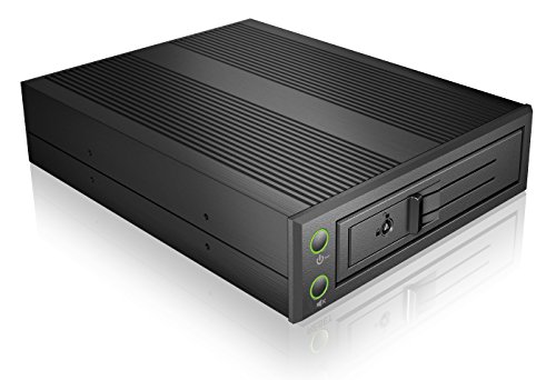 Icybox IB-176SSK-B Trayless Mobile Rack for 3.5-Inch SATA HDD - Black