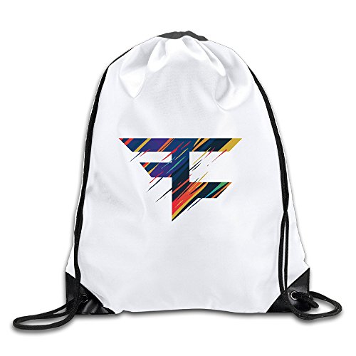 Custom Cool Coloful Rain FaZe Clan Sport Backpack Drawstring Print Bag