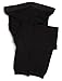 Capezio girls Hold & Stretch Footless Socks athletic dance tights, Black, 4-5T US