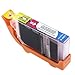 6 Pack (3xBlack + 1 of Ea. Color) Compatible Ink w/ Chip for Canon Pixma iP3300 iP3500 MP510 MX700 PGI-5BK CLI-8