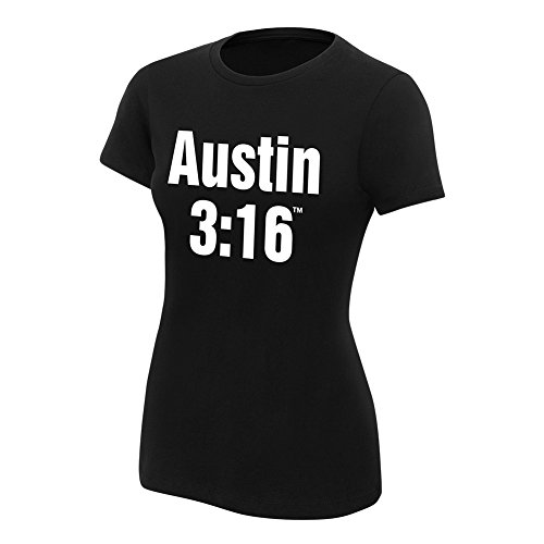 WWE Stone Cold Steve Austin Austin 3:16" Women s Retro T-Shirt Black Small