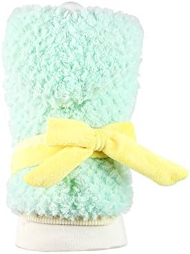 Zerotone Elegant Bow Belt Design Warm Cotton Hooded Pineapple Coat for Small Pet Dog Cat Light Green XS