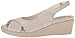 Crocs Women's Leigh Ann Shimer Slngbck WDG W Wedge Sandal, oyster/cobblestone, 8 M US