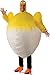 Rubie's Men's Inflatable Chick, As Shown, Standard