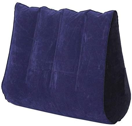 Yunmiemei Adult Game Support Pillow Inflatable Pillow, PVC Flocking Pillow, Light Weight, Super Load-Bearing, Easy to Carry, Travel