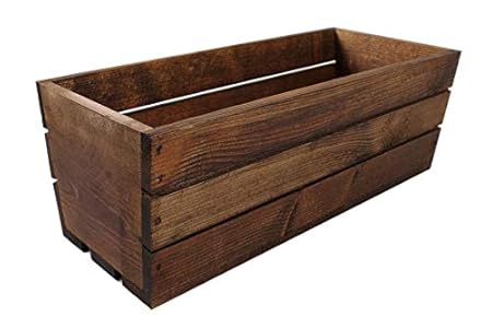 Tintours Holzkiste für Kräuter/Blumen für den Garten/Holzkasten