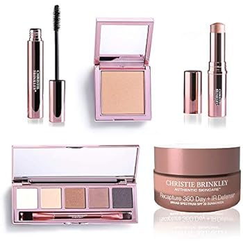 Christie Brinkley Authentic Beauty Glow To Collection Plus Bonus Recapture Day IR Defense Anti-Aging Day Cream