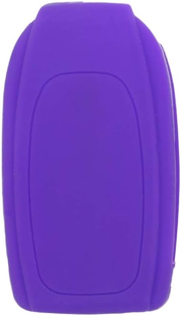 BROVACS Silicone Cover Protector Case Holder Skin Jacket Compatible with VOLVO 5 Button Flip Remote Key Fob CV4781 Deep Purple - Image 3