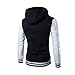 Mens Shirt,Haoricu Autumn Winter Men Teens Slim Fit Hoodie Sweatshirt Winter Long Sleeve Coat Jacket