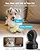 Updated Wireless Security Camera, Lefun 1080P Smart AI Pet Camera Baby Cam with Sound Motion Detection, Pan/Tilt/Zoom Wireless IP Cam for Home Security, 2 Way Audio Night Vision Cloud Storage