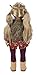 Our Generation Claire 18-Inch Doll with Tights, Flowery Blouse, Faux Fur Vest, Headband, and Tan Cowboy Boots