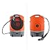 Pure Clean Outdoor Portable Spray Pressure Washer Cleaner System Built in Rechargeable Batteries -Easy carrying wheels - Vehicle Car Plug Included