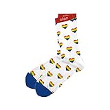 ellen Degeneres Show rainbow hearts socks