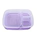 Meal Prep Containers, 3-Compartments [7 Pack] Food Storage Bento Lunch Box|BPA Free|Stackable|Reusable Lunch Boxes, Microwavable Meal Prep Containers, Includes Lunch Bag