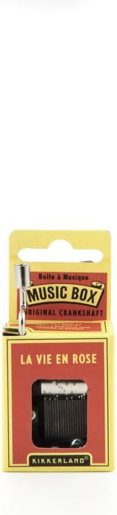 Kikkerland La Vie En Rose Music Box, Siler,1233 - Image 3