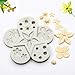Bozoa Cake Decorating Fondant Icing Silicone Mold - Flowers buds and Pro Ferns Leaf Filler Flowers Molds
