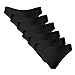 La Volupte 6 Pack Women's Underwear Breathable Cotton Thong Panties (Large, Black)