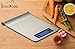 HoooWooo SCALE001 Digital Kitchen, Multifunction Food Scale-Tare Weighing, Units Switching,Timer Function, Countdown Alarm, Temperature Display (CR2032 Battery)