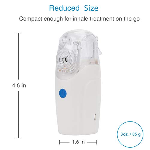 Vibit Rechargeable Portable Micron Mesh Steam Humidifier Travel Handheld Vaporizer Machine for Kids, Adults
