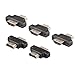 HDMI Coupler HDMI Female to Female Adapter HDMI Connector Extender Short Extension Cable 4K HDMI Repair Kit with Panel Mount Holes (5 Packs)