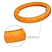 Elite Dog Toys Frisbee Dog Chew Toy Ring Aggressive Chewers Durable Pet Flying Discs Toy Mango Flavor TPR Material