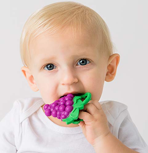 Baby Banana Grape Smoothie Soother, Purple and Green - Thumbnail 4