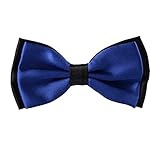 Alizeebridal Contrasting Colors Pre-tied Mens Adjustable Bow Ties