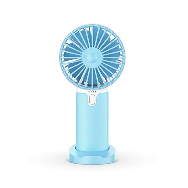 Lidasen-Mini-Handheld-Portable-Fan-USB-Fan-Rechargeable-Battery-2400-mAh-Desk-Table-Fan-Cooling-Electric-Fan-3-Speeds-for-Home-Travel-Office-Sport-Outdoor-School-Blue Lidasen Mini Handheld Portable Fan, USB Fan Rechargeable Battery 2400 mAh, Desk Table Fan Cooling Electric Fan 3 Speeds…
