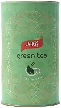 Honey Land Green Tea from India in Decorative Tin Container,100 Grams of Delicate Unblended, Naturally Sweet Camellia Sinensis Loose Leaf Tea, Gift for Tea Lover, Contains Catechins