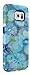 Speck Products CandyShell INKED Case for Samsung Galaxy S6 - Carrying Case - Frustration-Free Packaging - Aqua Floral Blue/UltraViolet Purple
