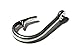 5 Pack of Silver Toned Large Hook Rope Bracelet Connector - Old School Geekery Brand - Metal Fishing Hook Style Charm for use with 550 Paracord and Rope Bracelet and Necklace Jewelry Making Making