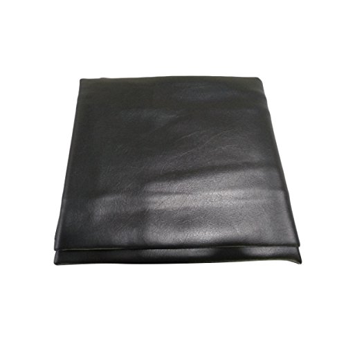 iiSPORT Leatherette Pool Table Cover, 8-Foot Heavy Duty Billiard Game Table Dust Storage Cover - Black