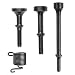 4 Pieces Pneumatic Bits Set Smoothing Hammer Air Chisel Bits Tools Kit with Spring by Titoe