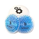 Gel Eye Mask Reusable Hot Cold Therapy Pack With Round Gel Beads And Carry Case By Spagotech