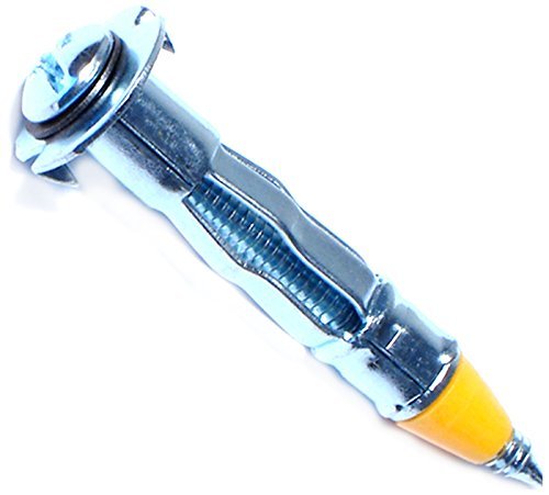 80 Pcs Heavy Duty 1/8" x 1-13/16" Hollow Wall Drive Anchors w/ Truss-Head Screw