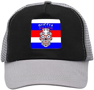 Russia Flag Unisex Adult Adjustable Summer Mesh Cap Sun Hat