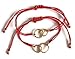 SIFRIMANIA Endless Love Mother and Daughter Matching Bracelets Set of 2 Red String