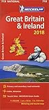 Great Britain & Ireland 2018 National Map 713 2018 (Michelin National Maps) by 