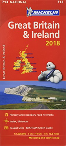 Great Britain & Ireland 2018 National Map 713 2018 (Michelin National Maps) by (Map)