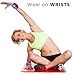 Empower Ankle & Wrist Weights for Women, Soft, Adjustable Weights, Adjustable Strap, Running, Walking, Exercise, Resistance Training, Toning, (1 Pair) 3lb, 5lb, 8lb, 12lb, Purple