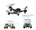 AURELIO TECH RC Foldable Flight Path FPV VR Wi-Fi RC Quadcopter 2.4 GHz 6-Axis Gyro Remote Control Drone with 720P HD, 2MP Camera Drone, Bonus Battery