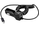 KOMEI USB Type C Car Charger, LG G5 Car Charger,Vehicle Ultra Rapid Car Charger USB C Cable for Galaxy S8/ S8 Plus, LG V20, OnePlus 3, Nexus 6P, Nexus 5X, ChromeBook Pixel and More(Black)