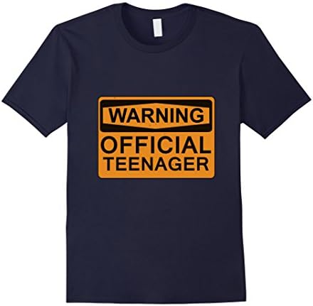 Men's Official Teenager T-Shirt Funny 13th Birthday Gifts Large Navy